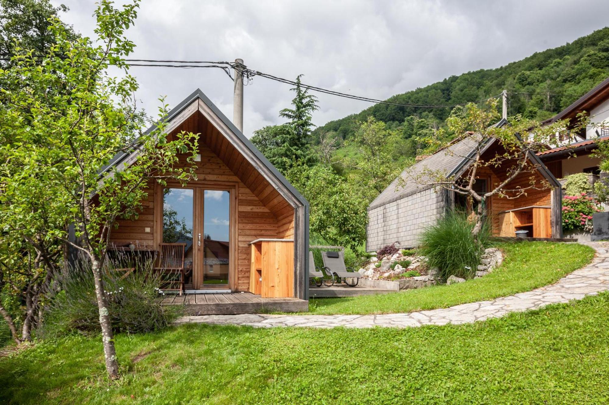 Отель Glamping Kranjc Кобарид Экстерьер фото